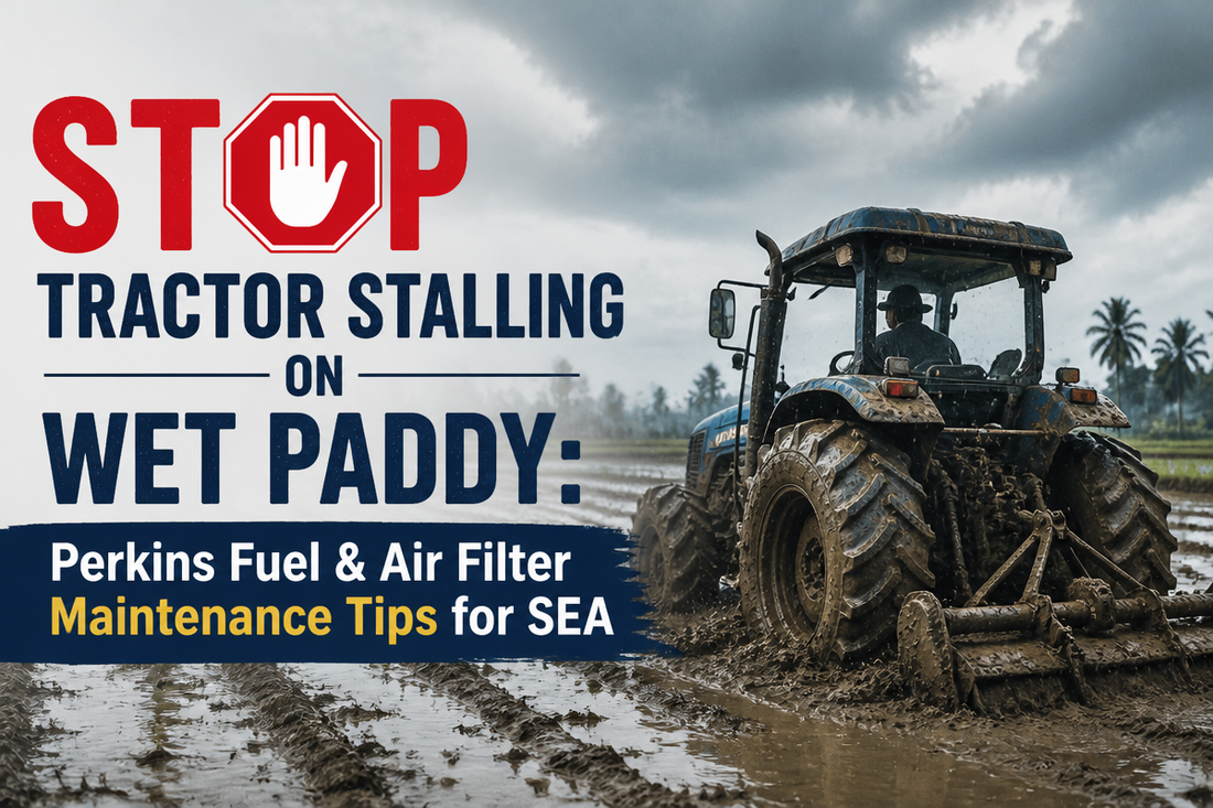 Stop Tractor Stalling on Wet Paddy: Perkins Fuel & Air Filter Maintenance Tips for SEA