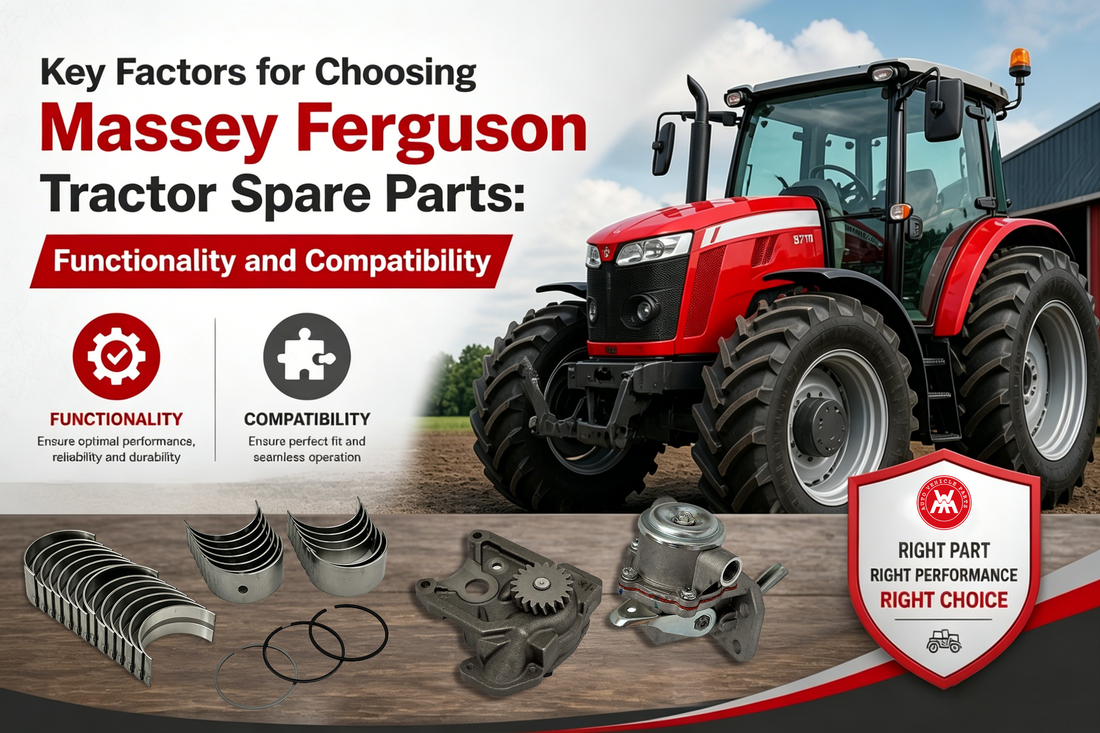 Key Factors for Choosing Massey Ferguson Tractor Spare Parts: Functionality and Compatibility