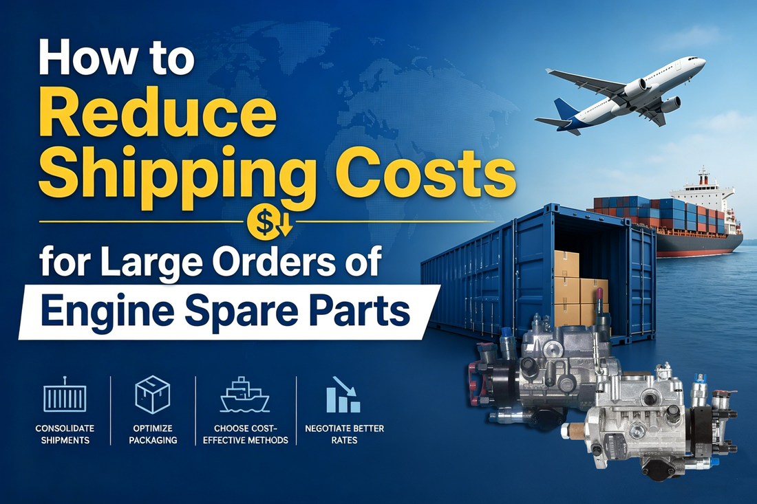 How to Reduce Shipping Costs for Large Orders of Engine Spare Parts