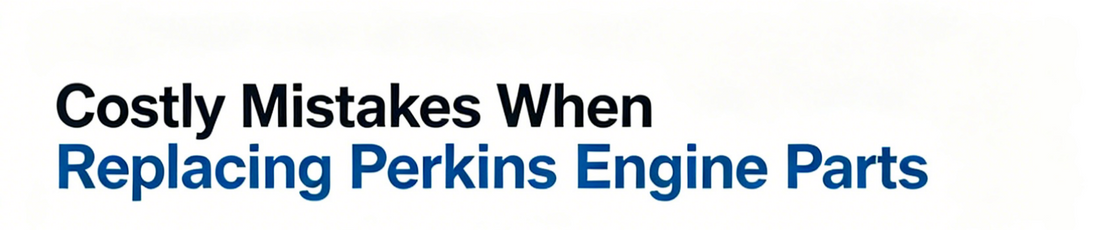 Costly Mistakes When Replacing Perkins Engine Parts