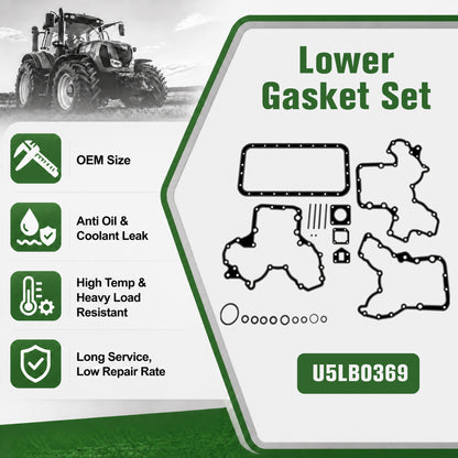 U5LB0369 Lower Gasket Kit Fits CAT 3024C Perkins 704 Series